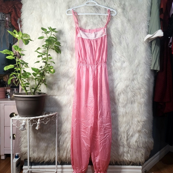1980s Slumber Suzy Nightwear, Jumpsuit - Picture 1 of 7